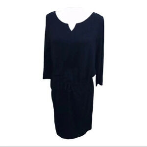 L.L.Bean Easy Mix Knit Boatneck‎ Dress 3/4 Sleeve S​​​